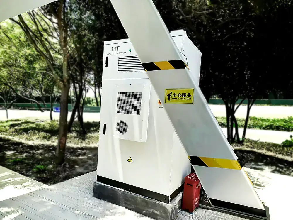 Projets d’alimentation énergétique par stockage d’énergie extérieur de HT Infinitepower